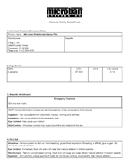 MSDS Report - Click to enlarge